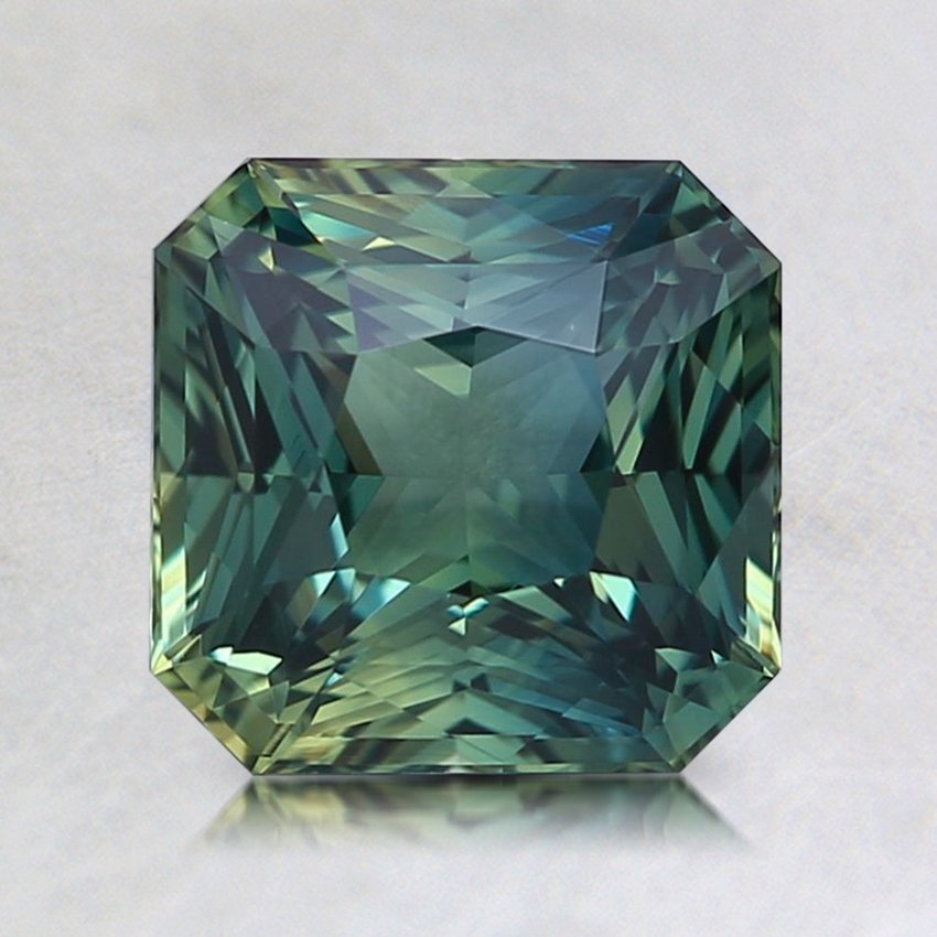 6.8x6.7mm Teal Radiant Sapphire