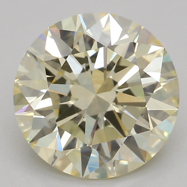 1.52 Ct. Fancy Light Yellow Round Lab Grown Diamond