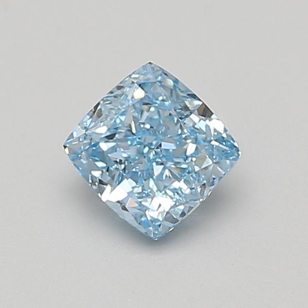 1.00 Ct. Fancy Vivid Blue Cushion Lab Grown Diamond