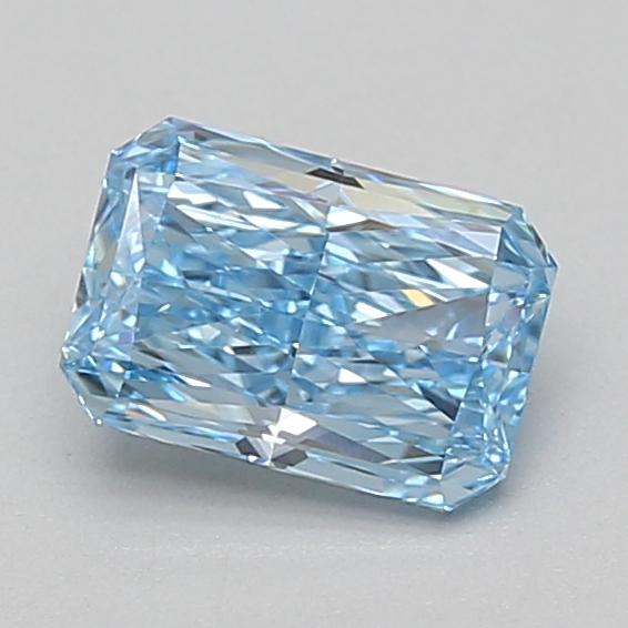 1.06 Ct. Fancy Vivid Blue Radiant Lab Grown Diamond