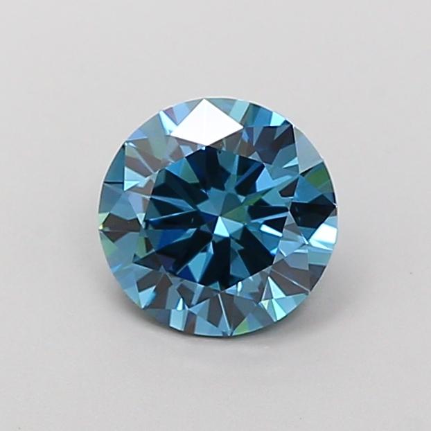 1.02 Ct. Fancy Vivid Blue Round Lab Grown Diamond