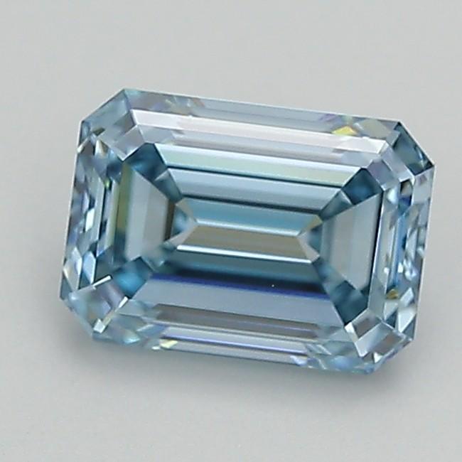 1.84 Ct. Fancy Vivid  Blue Emerald Lab Grown Diamond