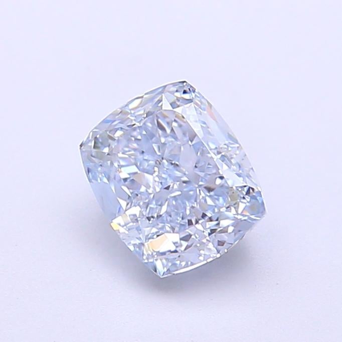 1.11 Ct. Fancy Intense Blue Cushion Lab Grown Diamond