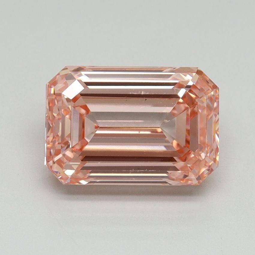3.00 Ct. Fancy Intense Pink Emerald Lab Grown Diamond
