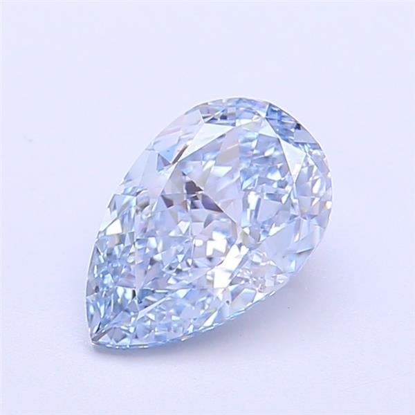 1.53 Ct. Fancy Intense  Blue Pear Lab Grown Diamond