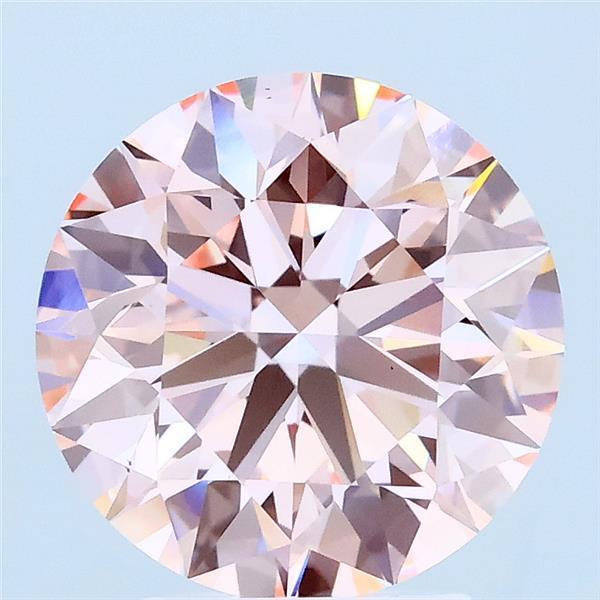 3.09 Ct. Fancy Intense Pink Round Lab Grown Diamond