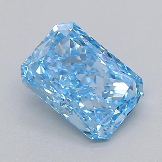 0.50 Ct. Fancy Vivid  Blue Radiant Lab Grown Diamond