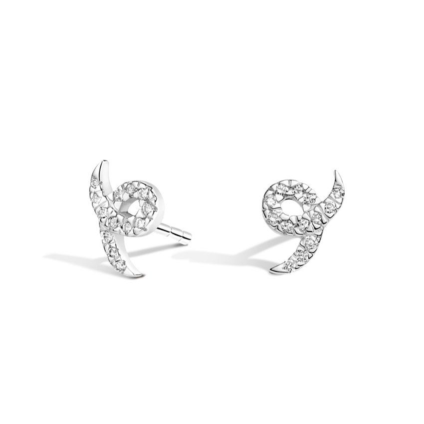 Loop Diamond Stud Earrings | Brilliant Earth