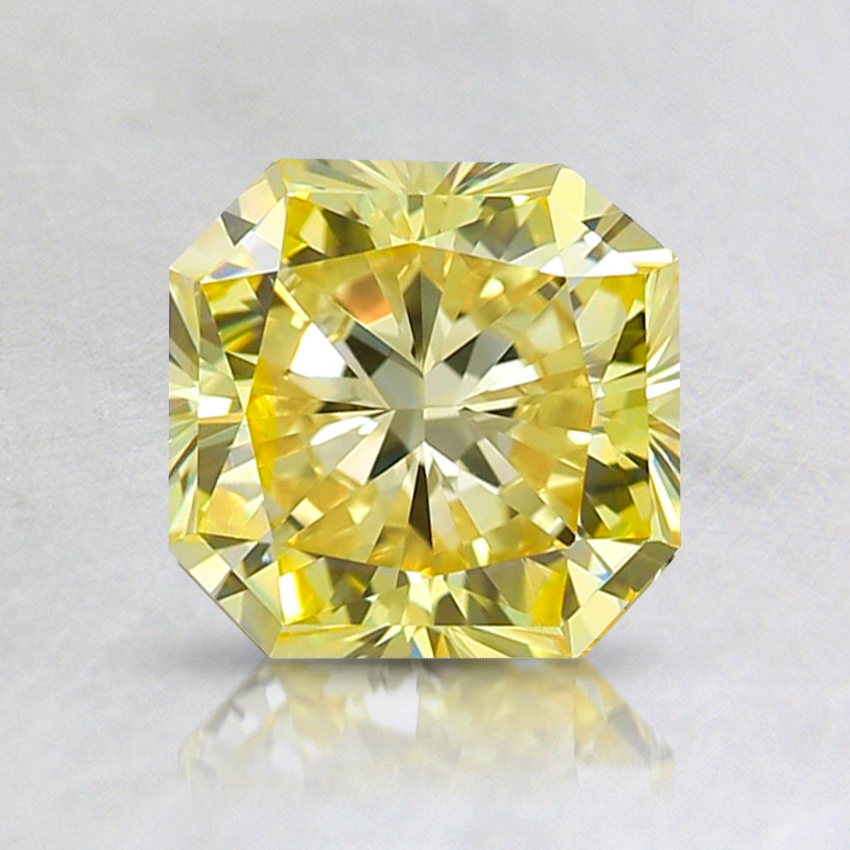 1.16 Ct. Fancy Vivid Yellow Radiant Lab Grown Diamond