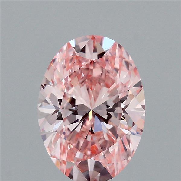 1.96 Ct. Fancy Vivid Pink Oval Lab Grown Diamond