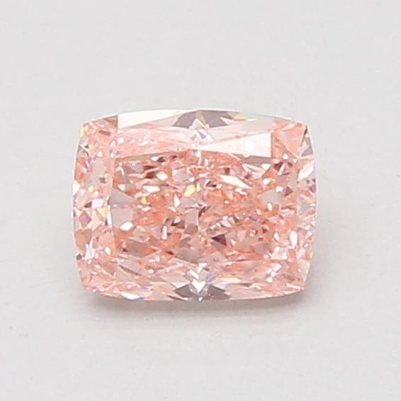 0.81 Ct. Fancy Vivid Pink Cushion Lab Grown Diamond