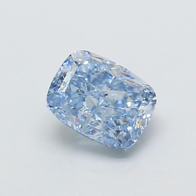 1.25 Ct. Fancy Intense  Blue Cushion Lab Grown Diamond