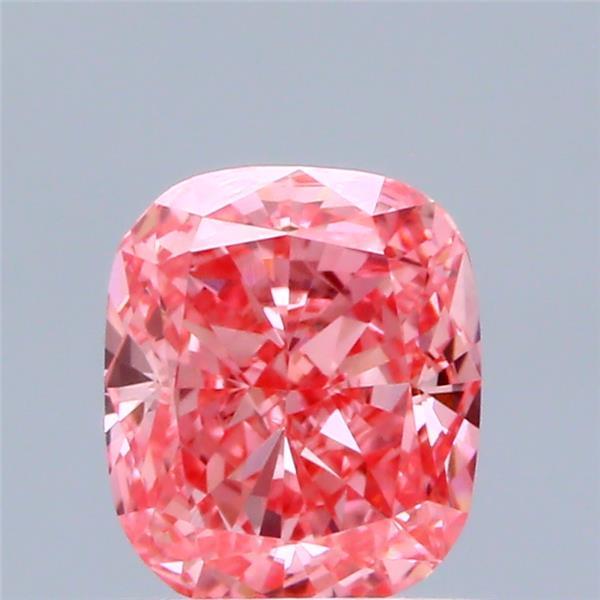 1.01 Ct. Fancy Vivid Pink Cushion Lab Grown Diamond