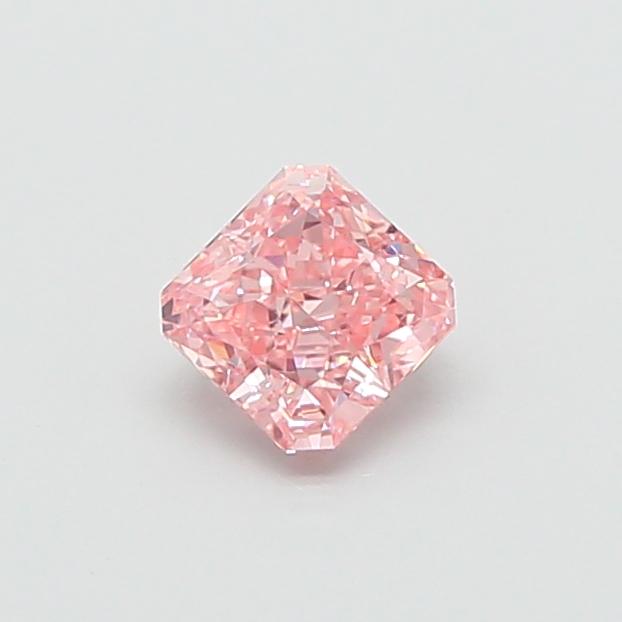 0.96 Ct. Fancy Vivid  Pink Radiant Lab Grown Diamond