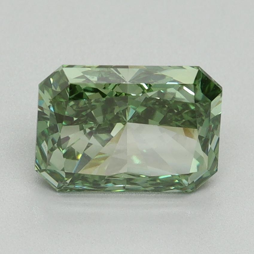 1.81 Ct. Fancy Vivid Green Radiant Lab Grown Diamond
