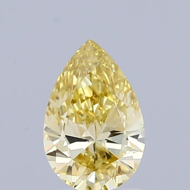 0.40 Ct. Fancy Yellow Pear Lab Grown Diamond