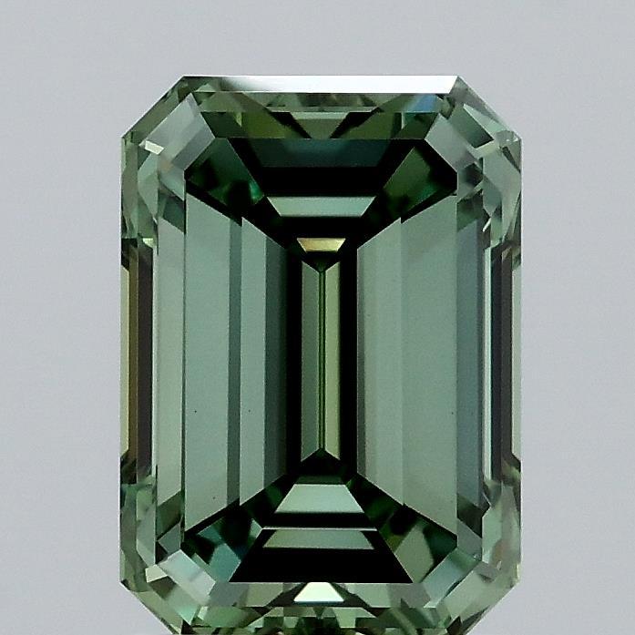 2.01 Ct. Fancy Vivid Green Emerald Lab Grown Diamond