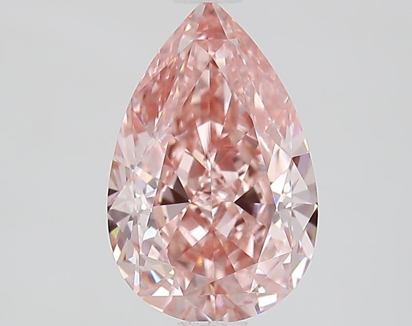 1.97 Ct. Fancy Vivid Pink Pear Lab Grown Diamond