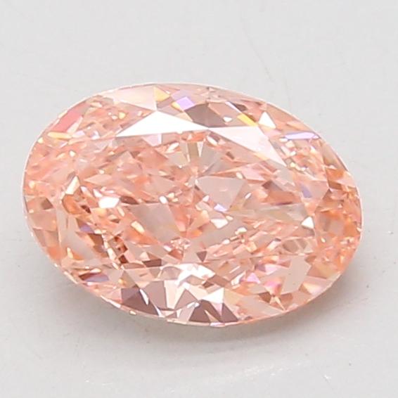 1.50 Ct. Fancy Vivid Pink Oval Lab Grown Diamond