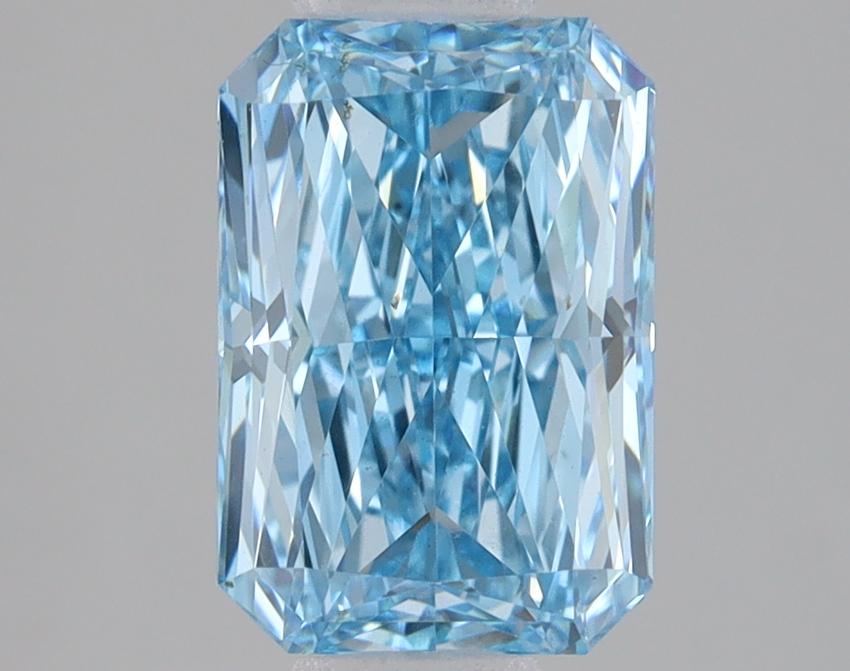 2.10 Ct. Fancy Vivid Blue Radiant Lab Grown Diamond