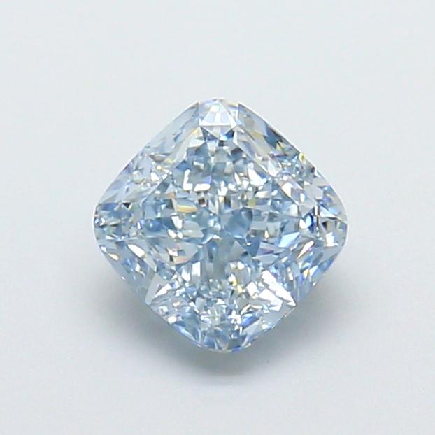 1.66 Ct. Fancy Blue Cushion Lab Grown Diamond