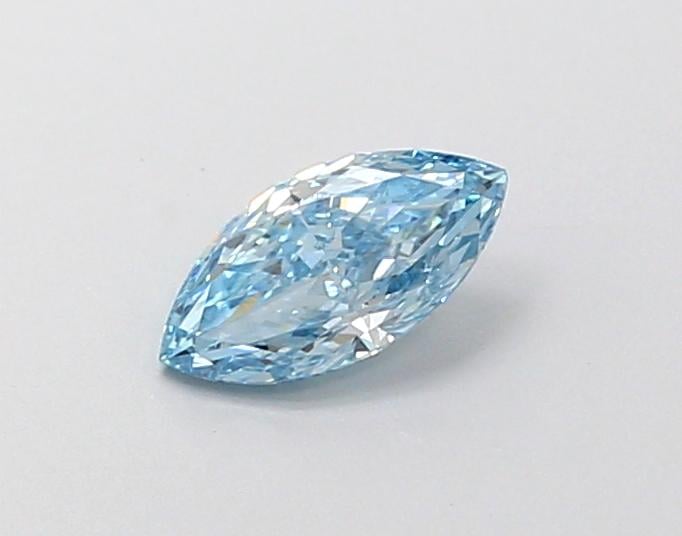 0.39 Ct. Fancy Vivid  Blue Marquise Lab Grown Diamond