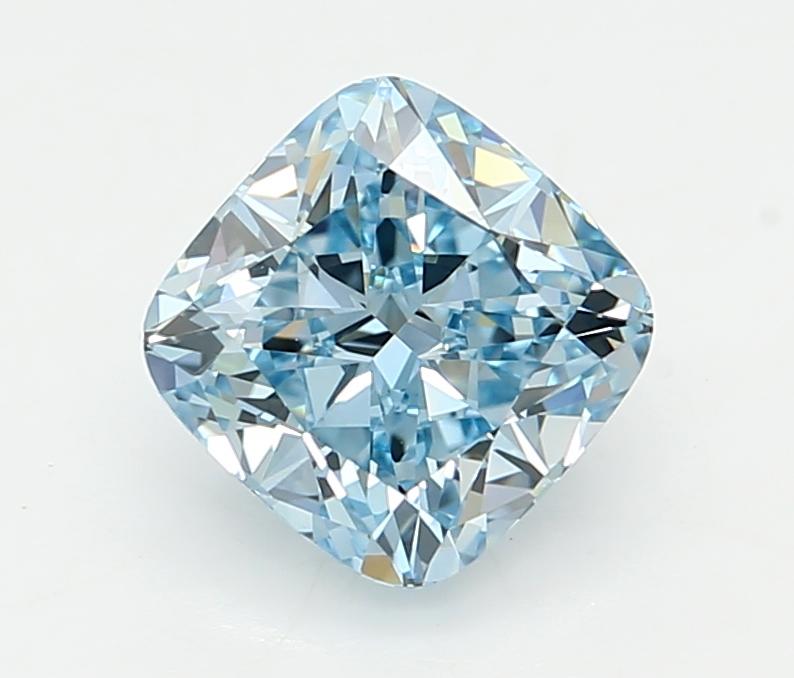1.90 Ct. Fancy Vivid  Blue Cushion Lab Grown Diamond