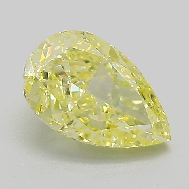 1.05 Ct. Fancy Intense Yellow Pear Lab Grown Diamond