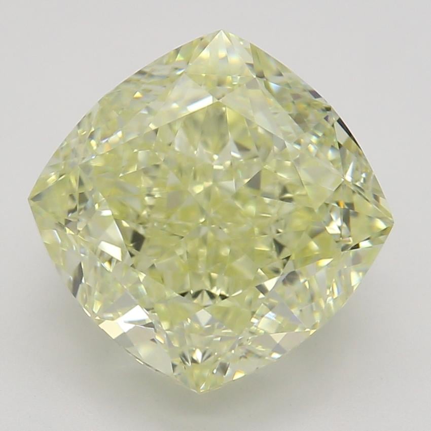 3.01 Ct. Fancy Light Yellow Cushion Diamond