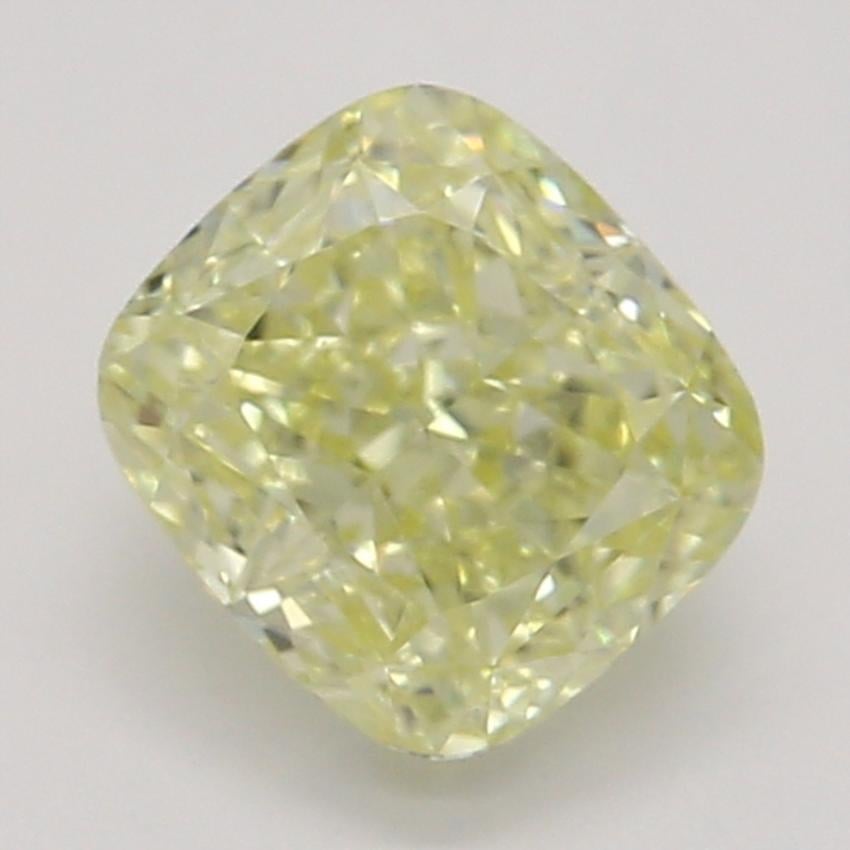 0.60 Ct. Fancy Yellow Cushion Diamond