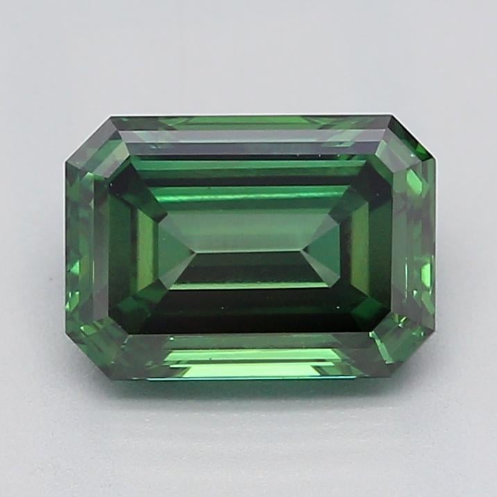 1.02 Ct. Fancy Vivid  Green Emerald Lab Grown Diamond