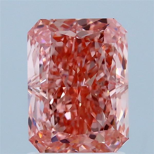 2.04 Ct. Fancy Vivid Pink Radiant Lab Grown Diamond
