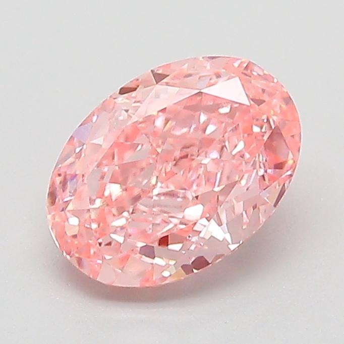 1.21 Ct. Fancy Vivid  Pink Oval Lab Grown Diamond