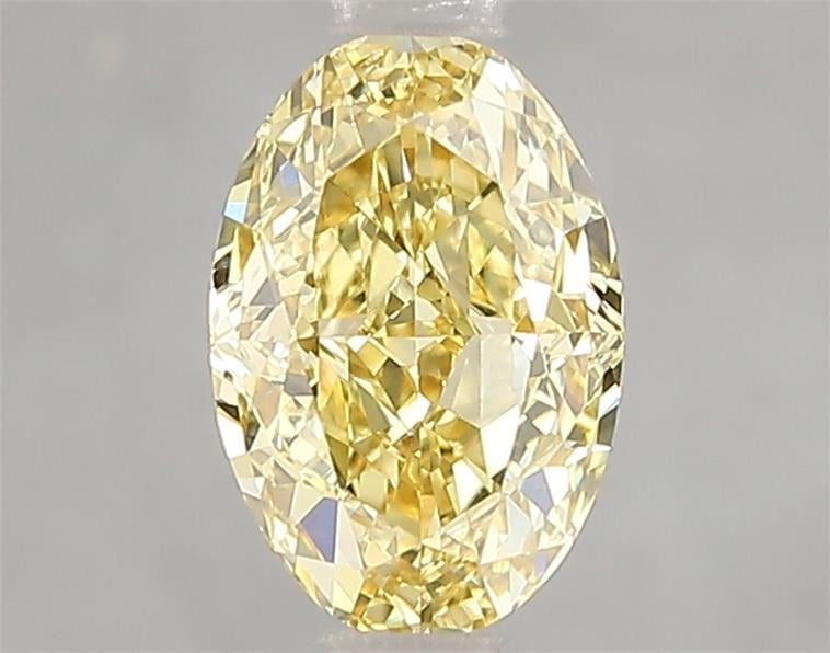 1.60 Ct. Fancy Vivid Yellow Oval Lab Grown Diamond