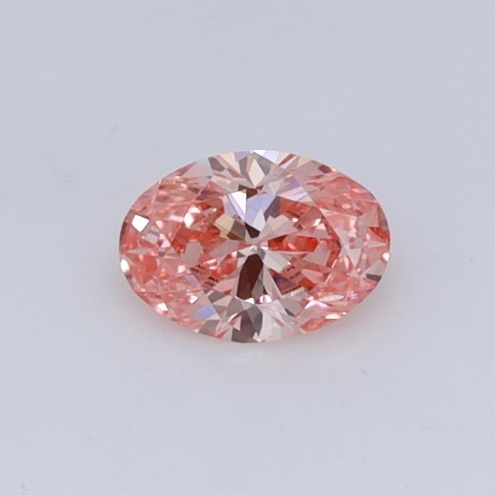 0.32 Ct. Fancy Vivid  Pink Oval Lab Grown Diamond