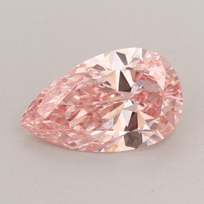 0.56 Ct. Fancy Vivid  Pink Pear Lab Grown Diamond