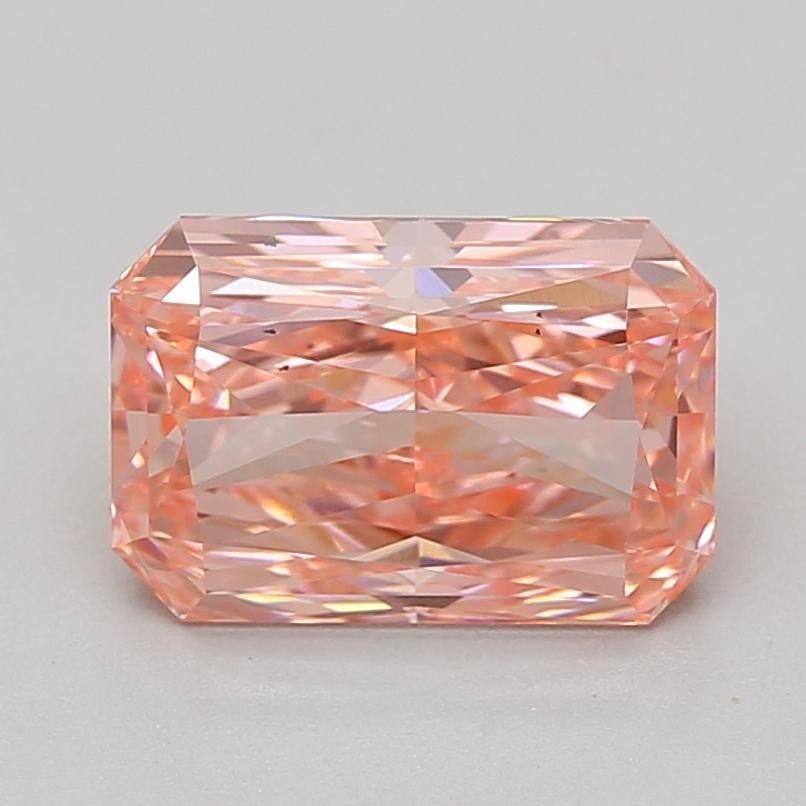 3.10 Ct. Fancy Vivid Pink Radiant Lab Grown Diamond