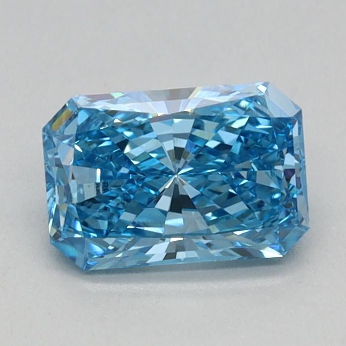 0.59 Ct. Fancy Vivid Blue Radiant Lab Grown Diamond