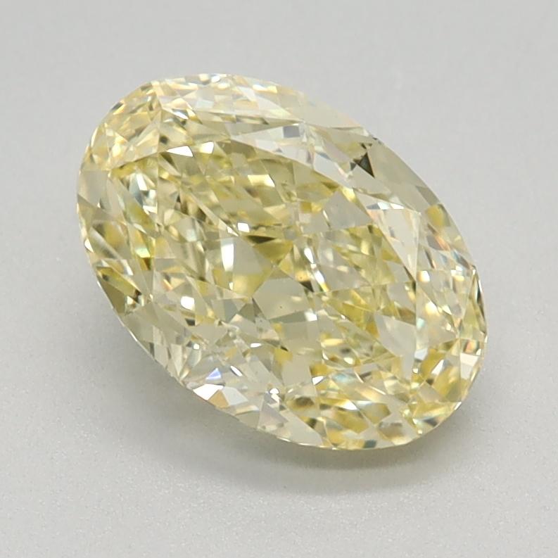 1.26 Ct. Fancy Intense Yellow Oval Lab Grown Diamond