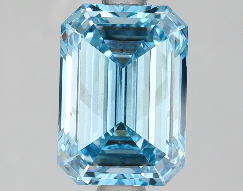 2.04 Ct. Fancy Intense Blue Emerald Lab Grown Diamond