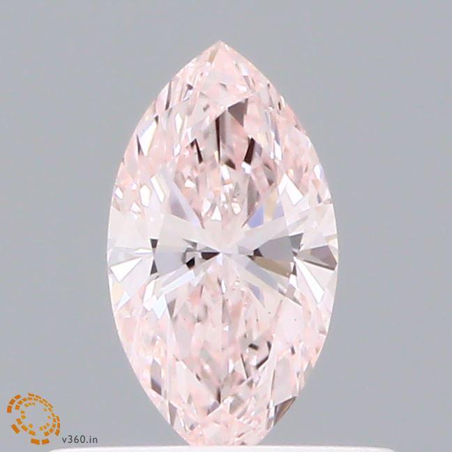 0.40 Ct. Fancy Light Pink Marquise Lab Grown Diamond