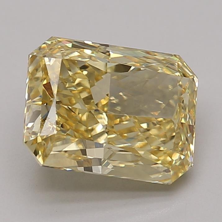 2.66 Ct. Fancy Intense Yellow Radiant Lab Grown Diamond