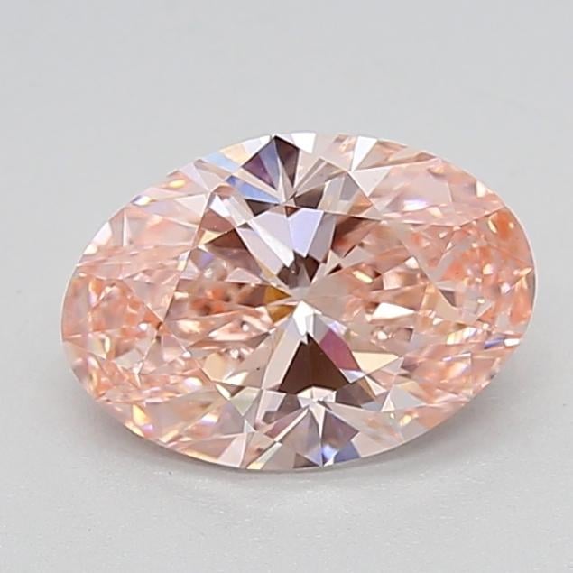 1.79 Ct. Fancy Vivid  Pink Oval Lab Grown Diamond