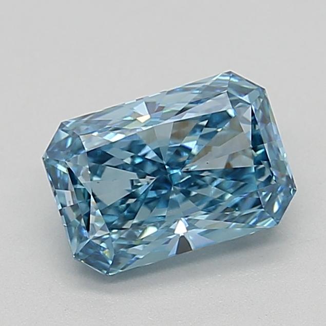 1.82 Ct. Fancy Vivid  Blue Radiant Lab Grown Diamond