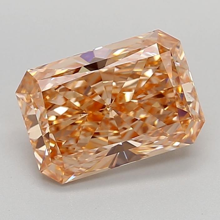 3.08 Ct. Fancy Vivid  Orange Radiant Lab Grown Diamond