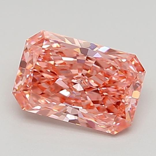 1.32 Ct. Fancy Vivid  Pink Radiant Lab Grown Diamond