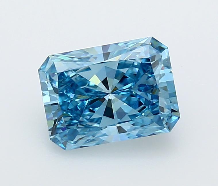 2.07 Ct. Fancy Vivid  Blue Radiant Lab Grown Diamond