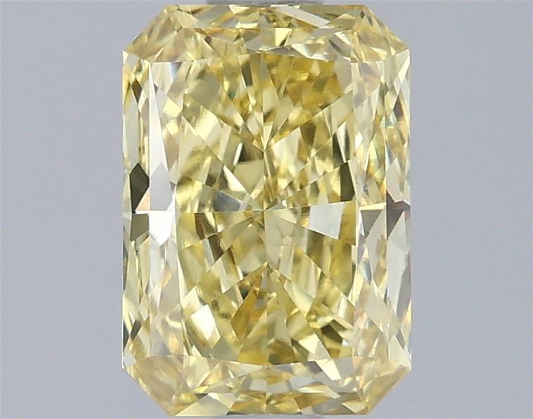 0.96 Ct. Fancy Intense  Yellow Radiant Lab Grown Diamond