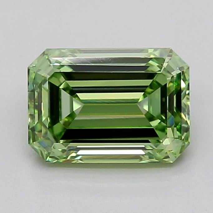 1.51 Ct. Fancy Vivid  Green Emerald Lab Grown Diamond
