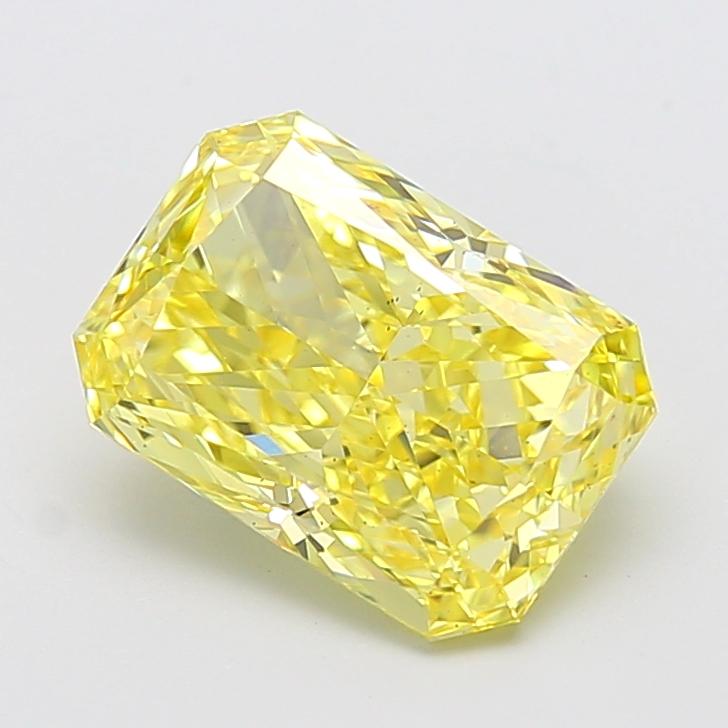 4.01 Ct. Fancy Intense Yellow Radiant Lab Grown Diamond